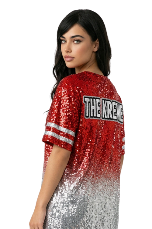 Tampa Bay Ombre Sequin Dress