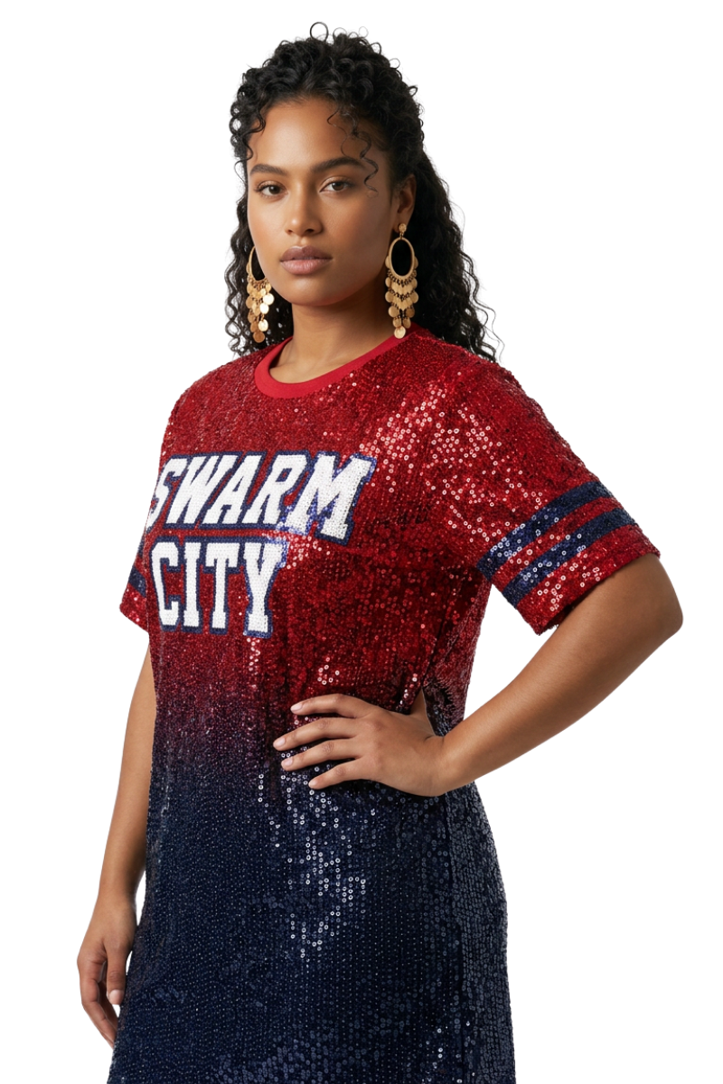 Houston Ombre Sequin Dress