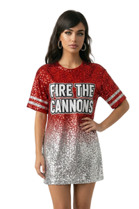 Tampa Bay Ombre Sequin Dress