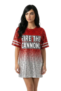 Tampa Bay Ombre Sequin Dress