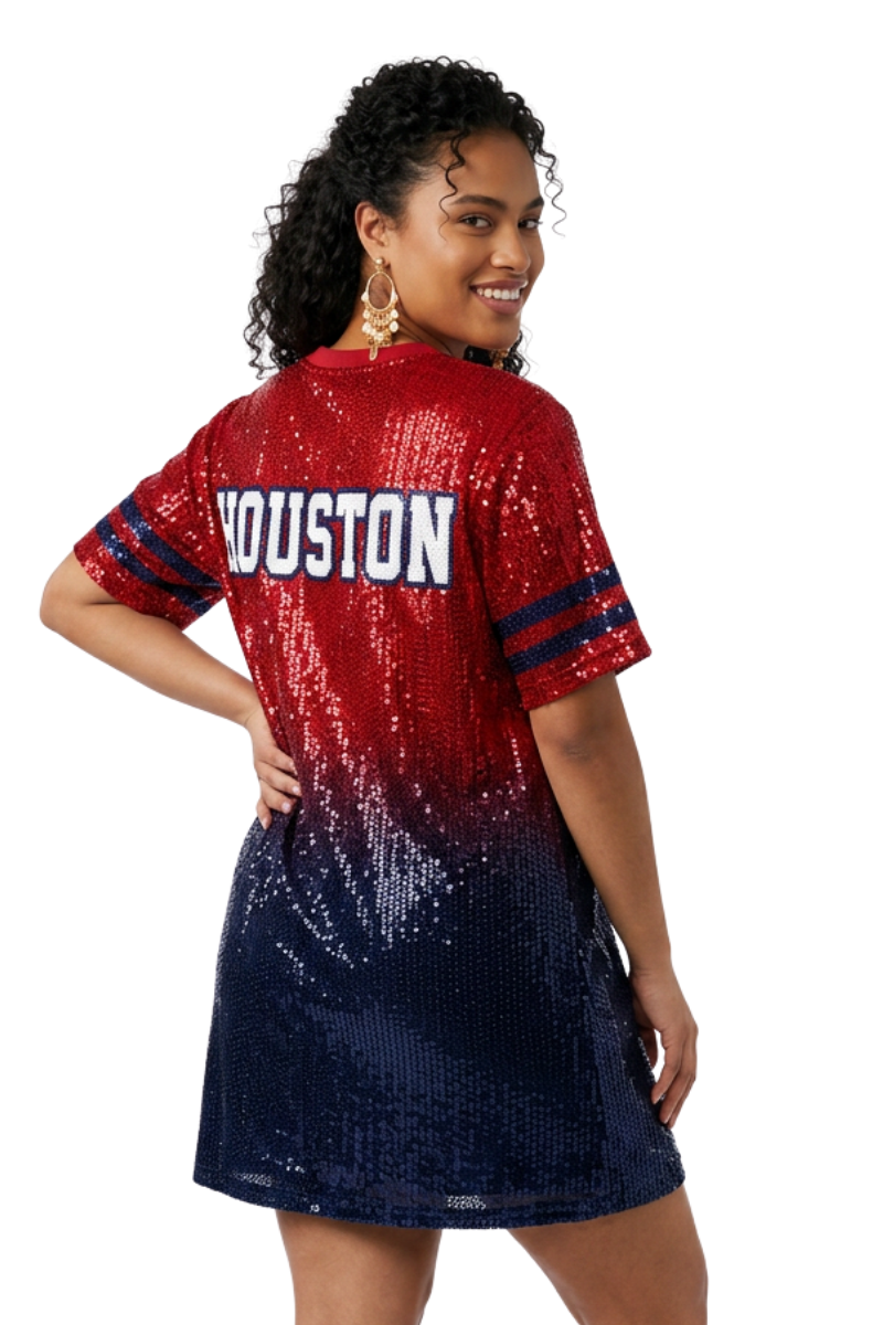 Houston Ombre Sequin Dress