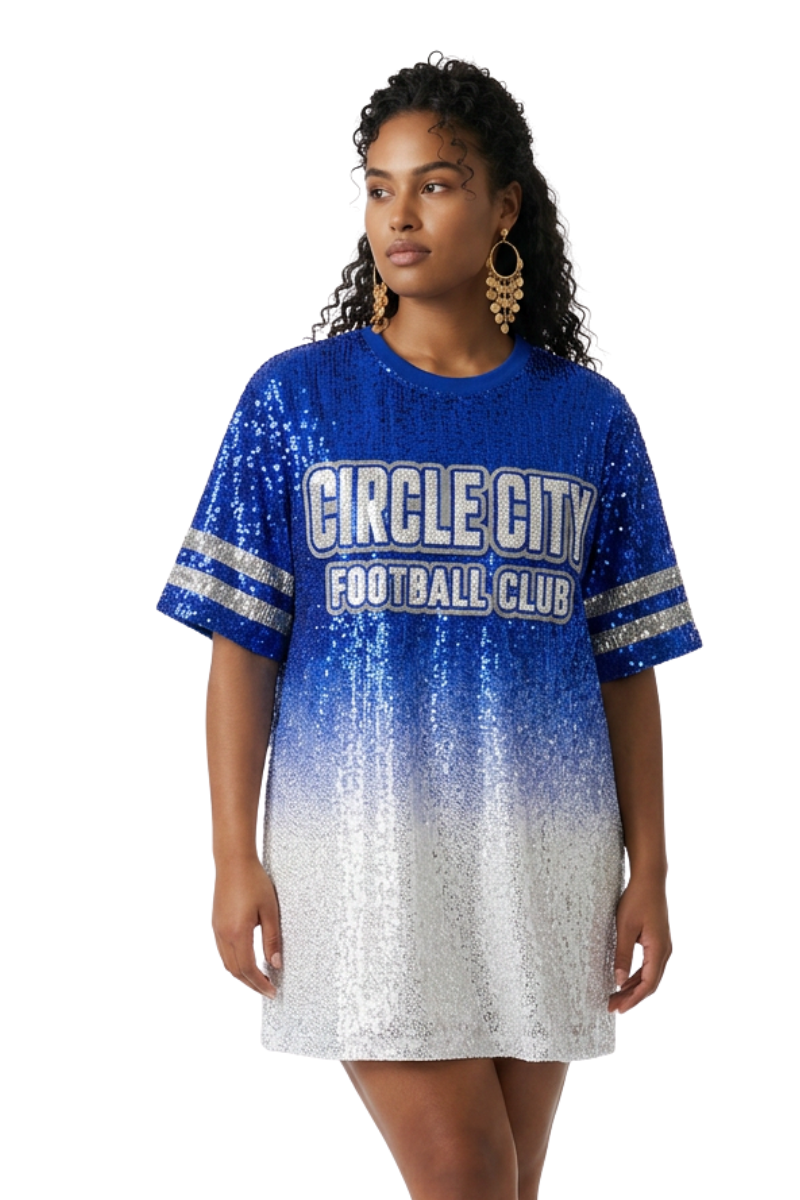 Indianapolis Ombre Sequin Dress