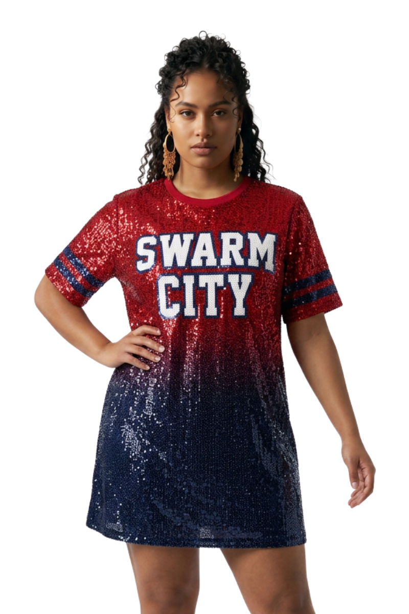 Houston Ombre Sequin Dress