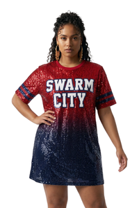 Houston Ombre Sequin Dress