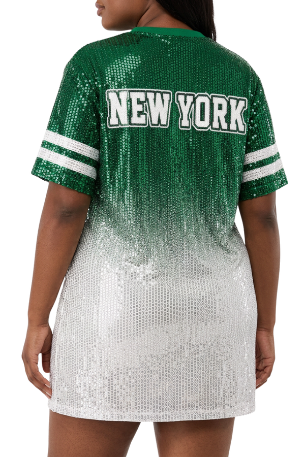 New York Ombre Sequin Dress