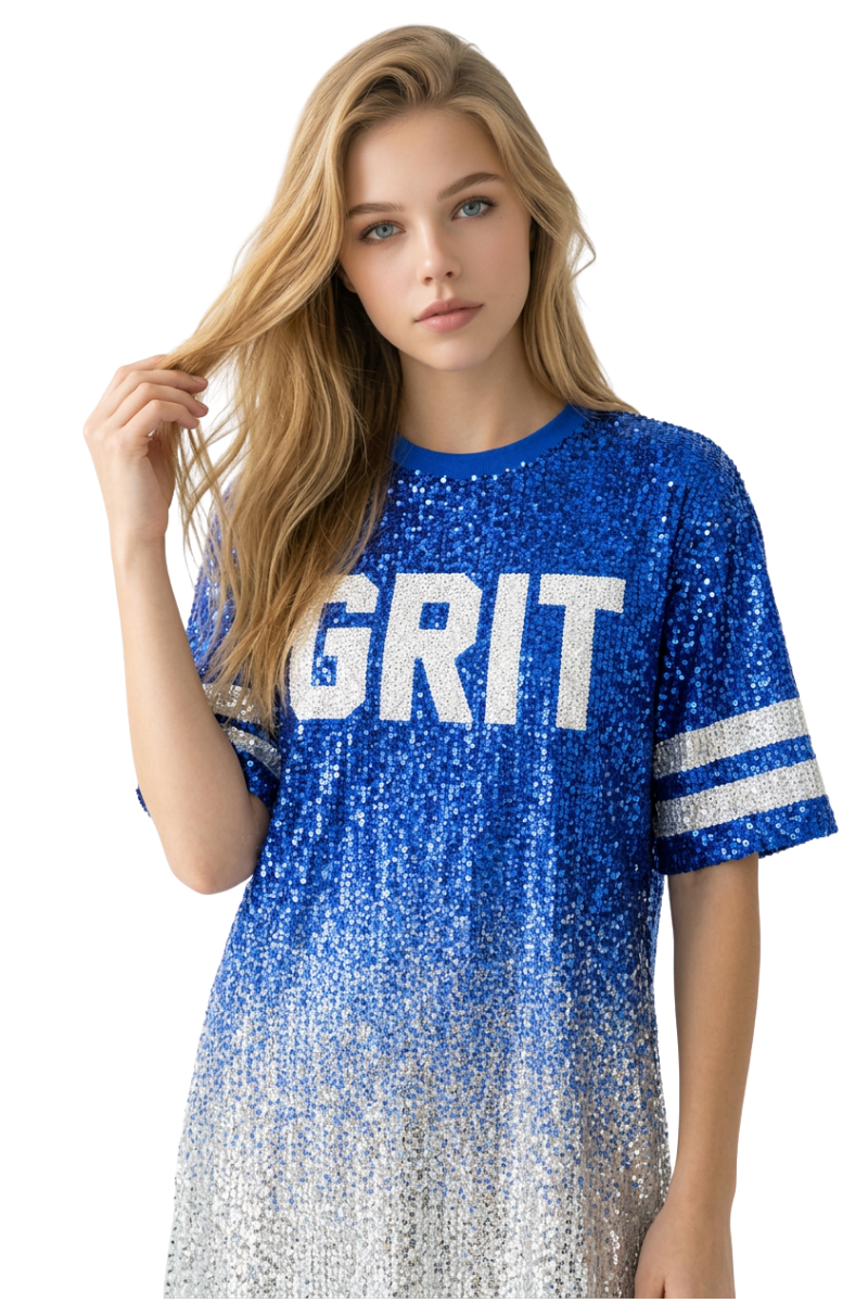 Detroit Ombre Sequin Dress