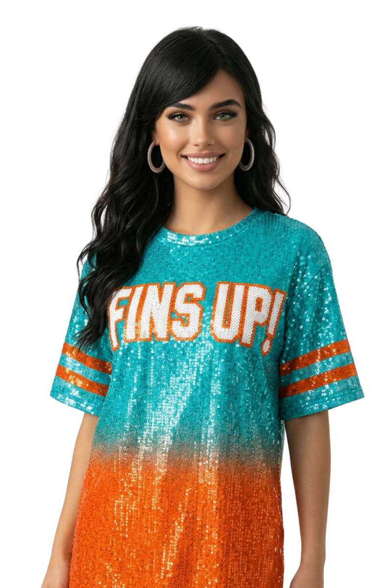 Miami Ombre Sequin Dress