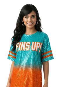 Miami Ombre Sequin Dress