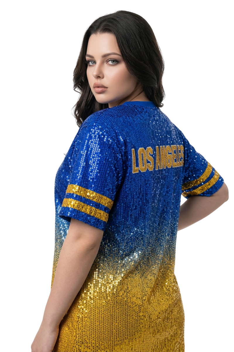 Los Angeles Ombre Sequin Dress