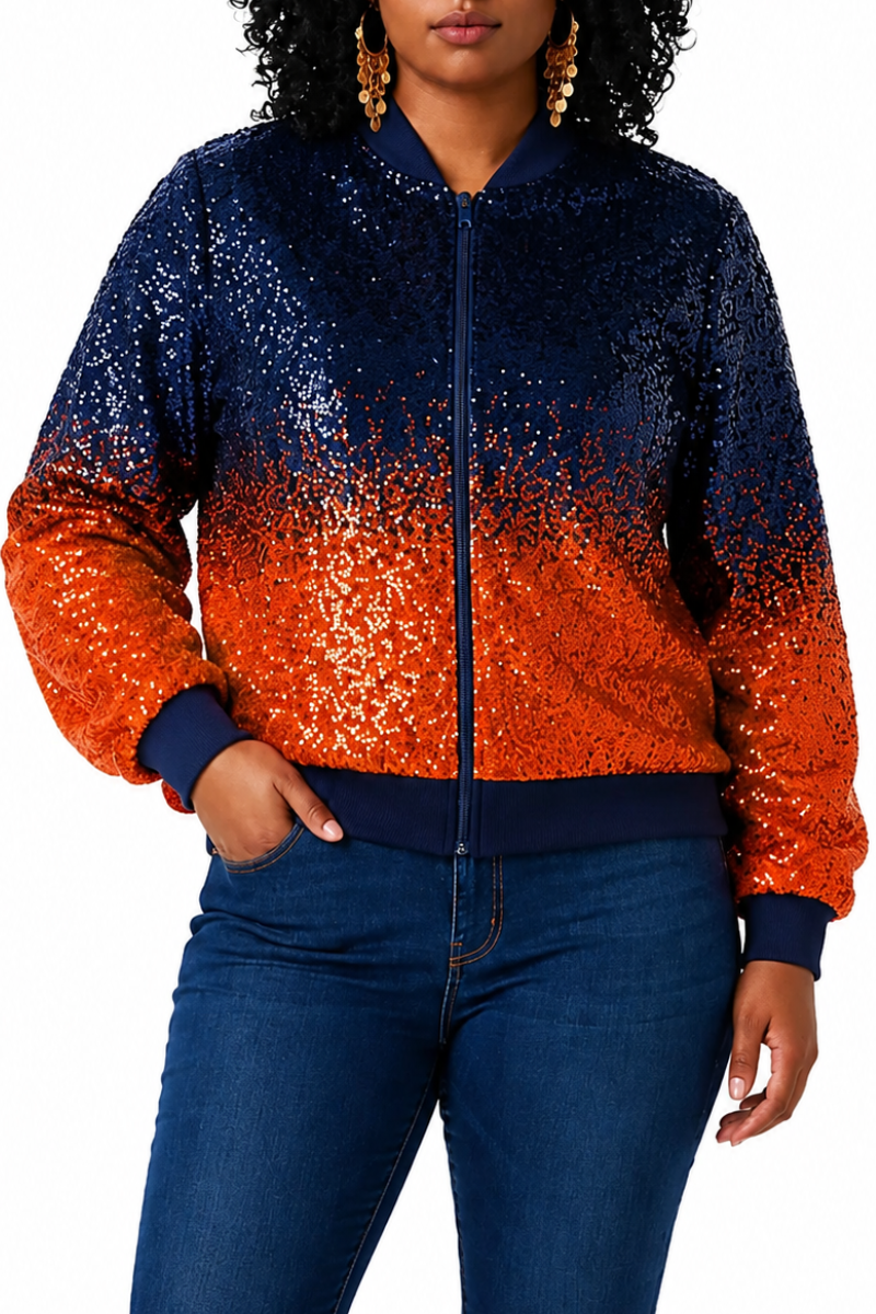 Chicago Ombre Sequin Jacket