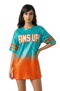 Miami Ombre Sequin Dress