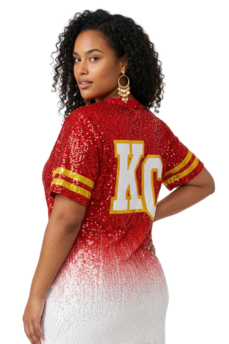 Kansas City Ombre Sequin Dress