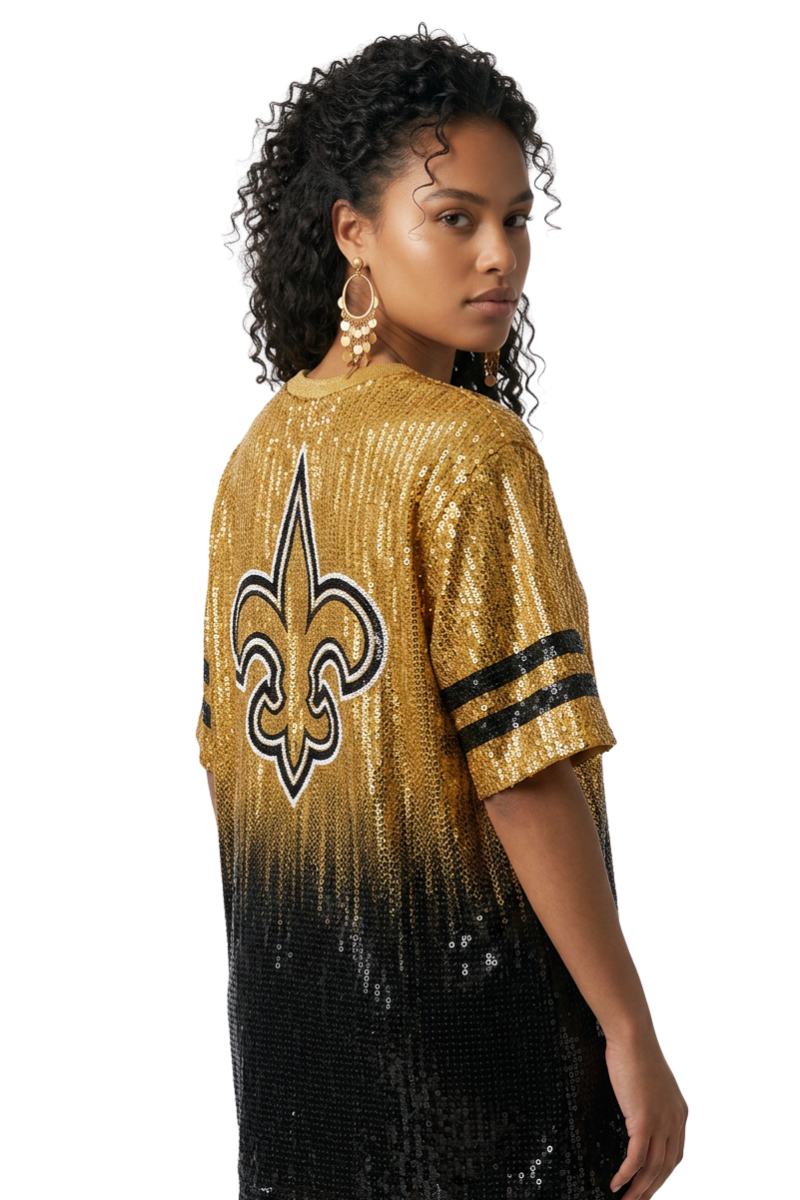New Orleans Ombre Sequin Dress