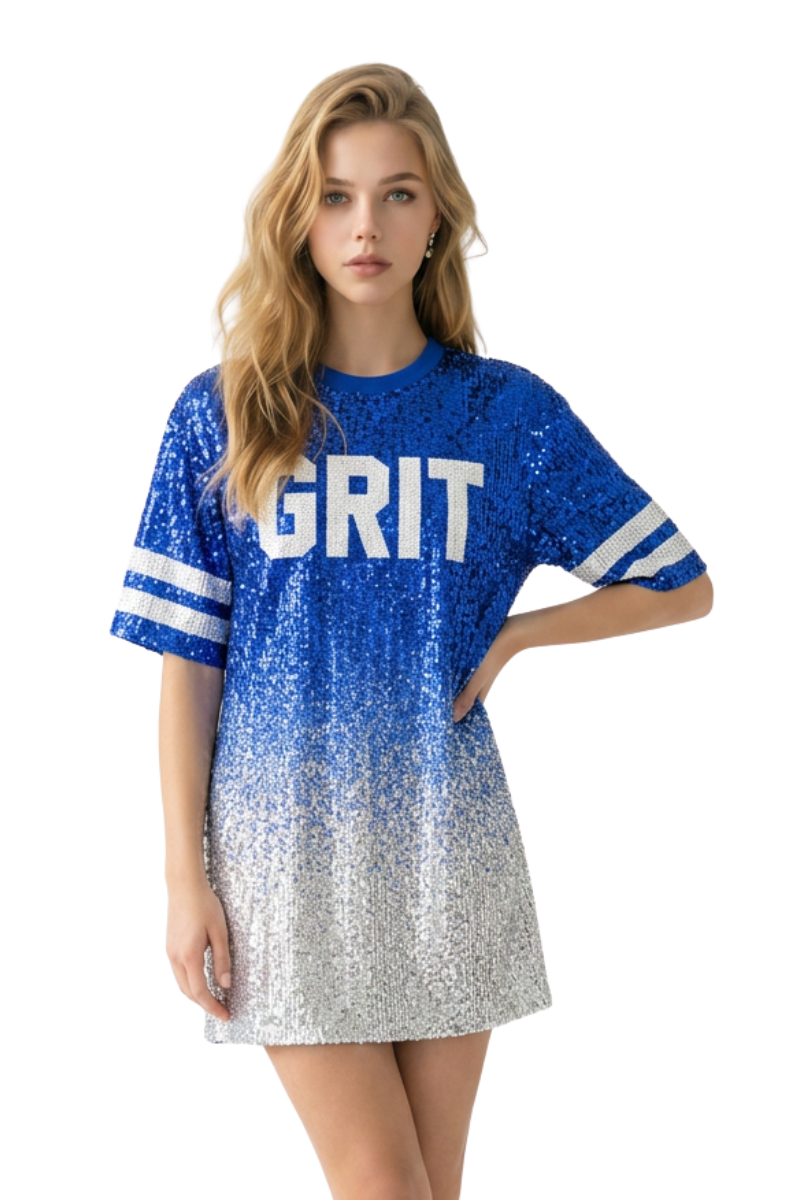 Detroit Ombre Sequin Dress