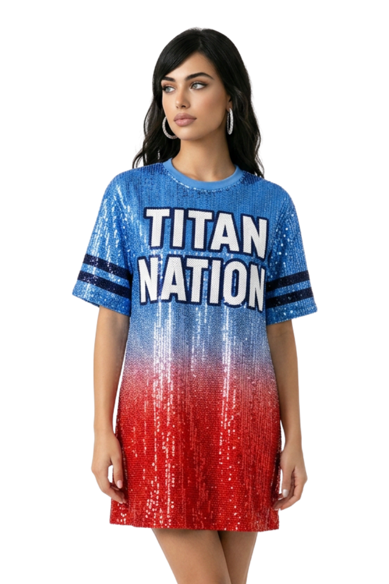 Tennessee Ombre Sequin Dress