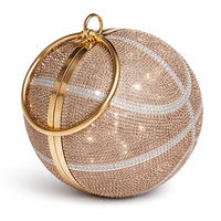 Crystal Basketball Clutch