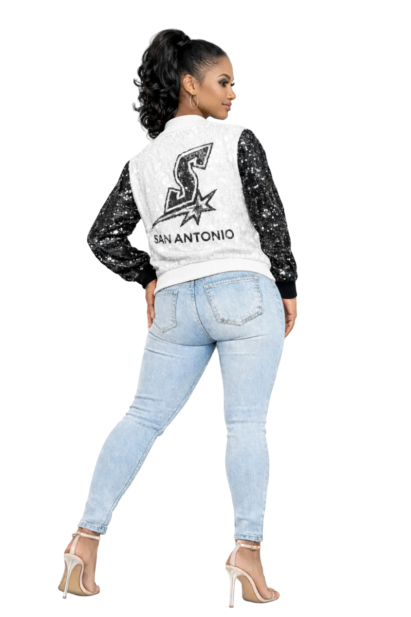 San Antonio Basketball Sequin Jacket