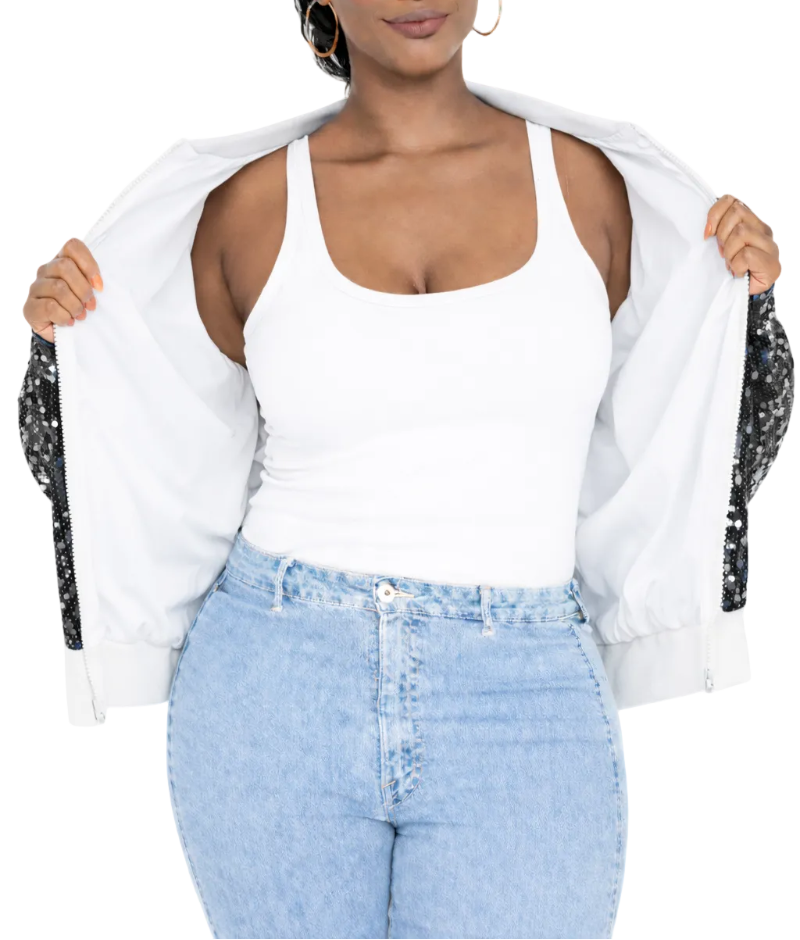 San Antonio Basketball Sequin Jacket